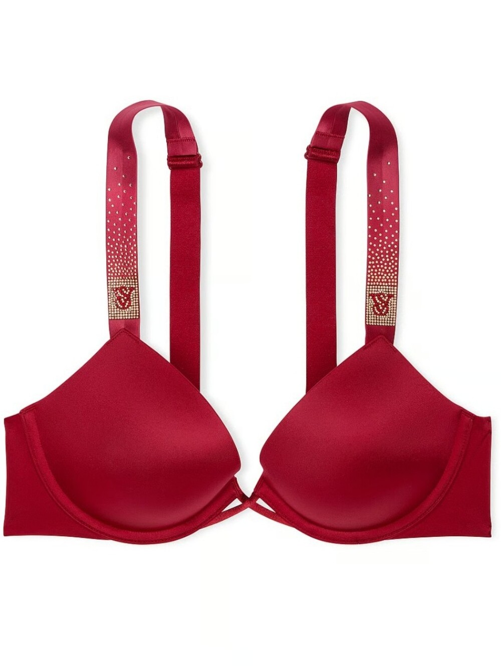 VS Very Sexy Scattered Shine Strap Push-Up Bra Sz 34DD